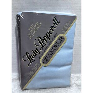 Lady Pepperell’s grandeur-line two standard blue pillow cases